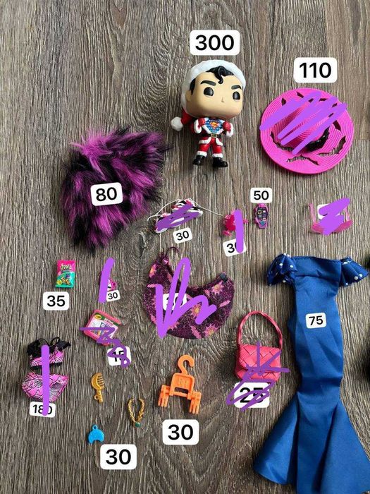 Мішель Ренбоу хай ( rainbow high) та аксесуари від Монстер хай