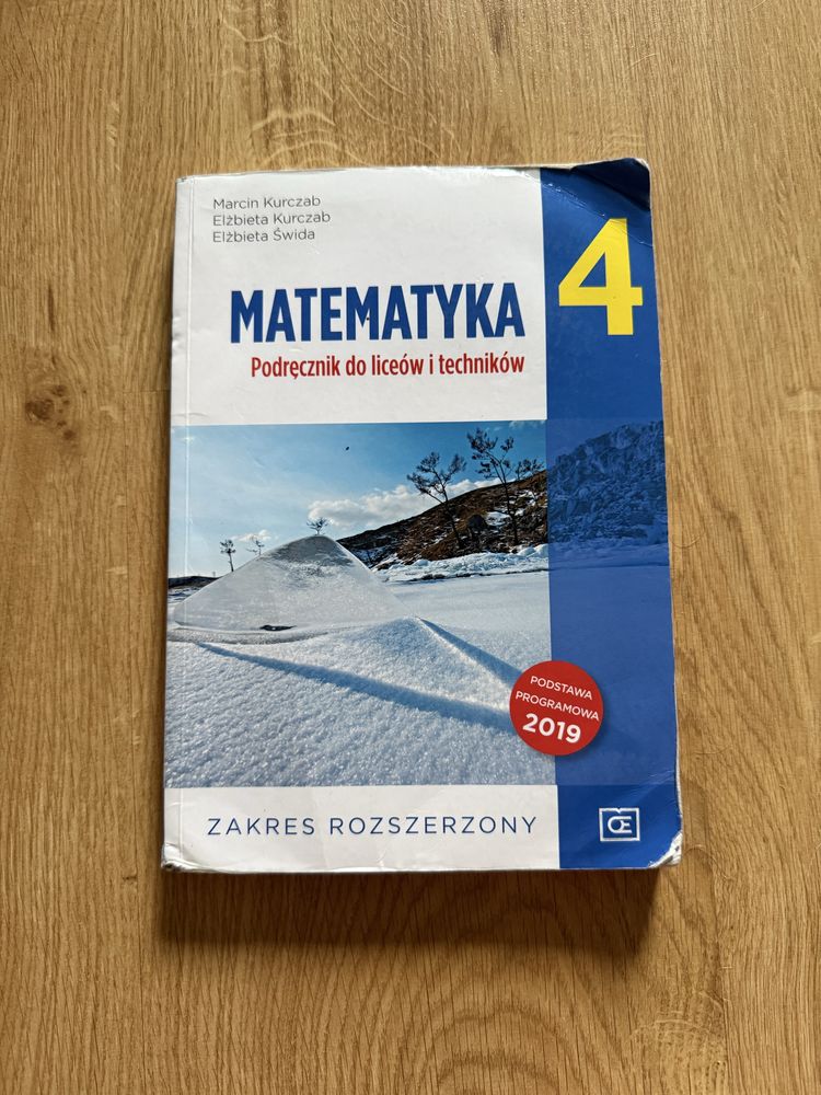 Matematyka rozszerzona klasa 4 podręcznik i zbiór zadań