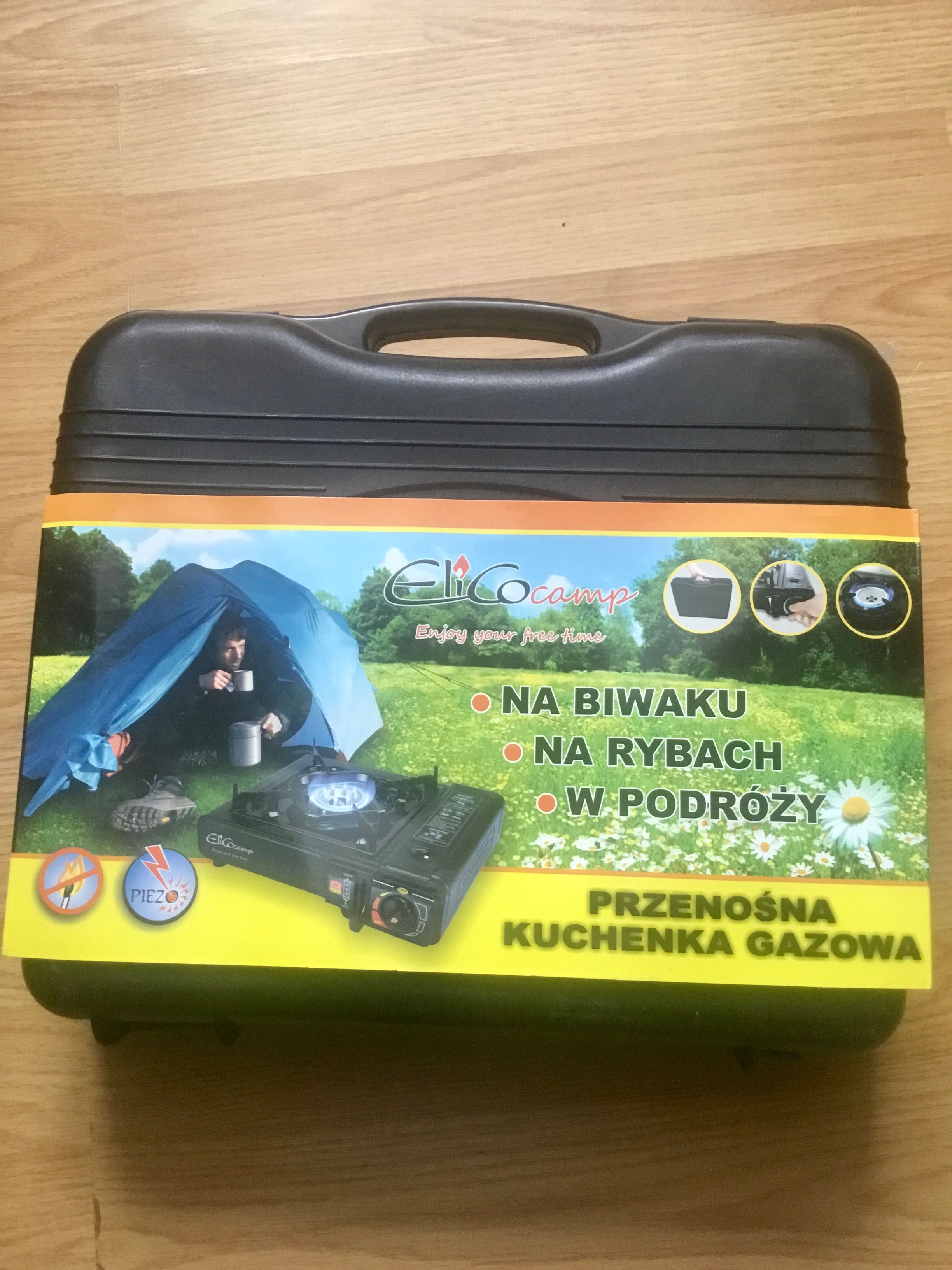 Nowa Kuchenka gazowa turystyczna EliCocamp na kartusze 227g 400ml