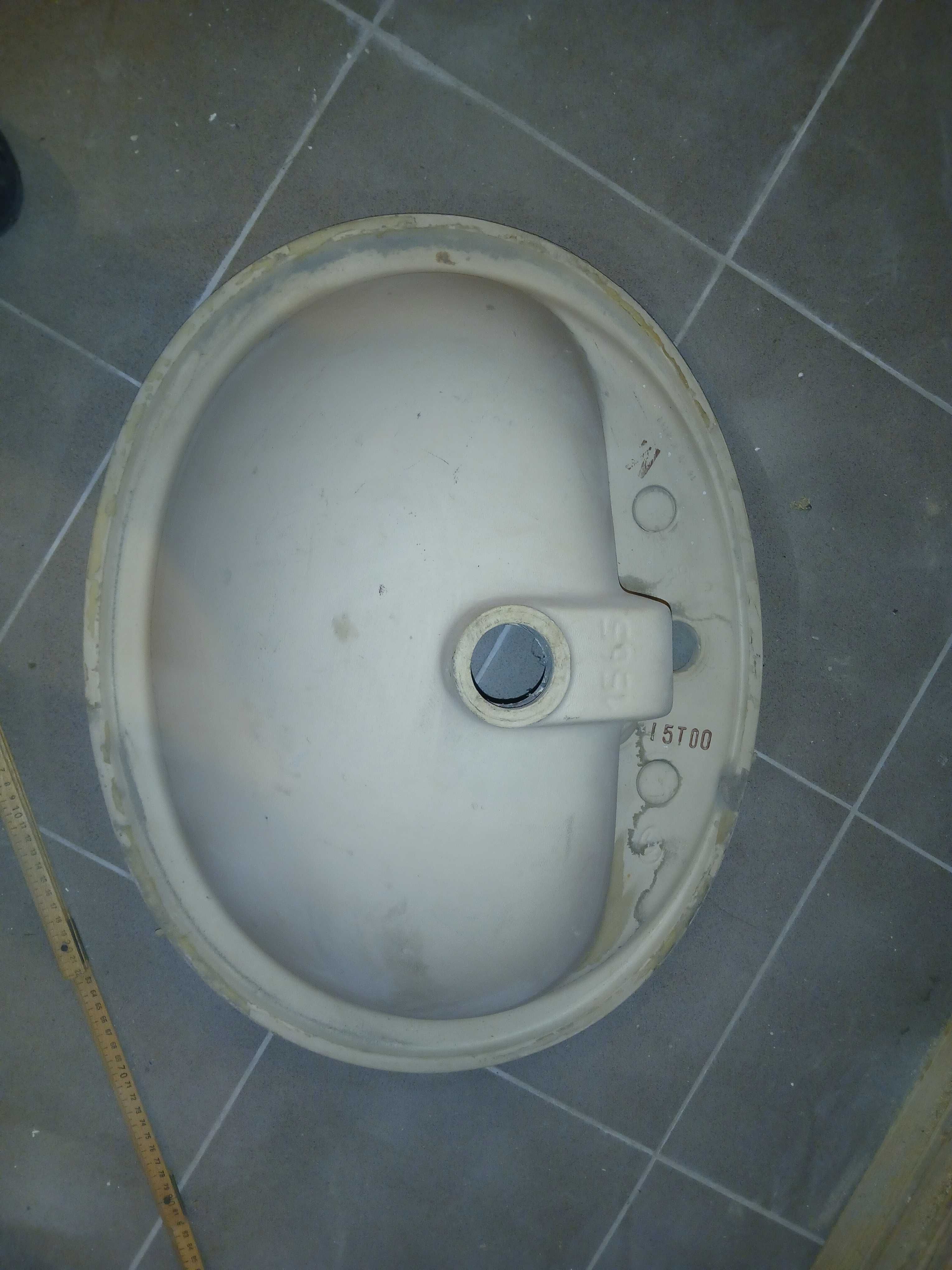 umywalka wpuszczana w blat 60x48 Cersanit