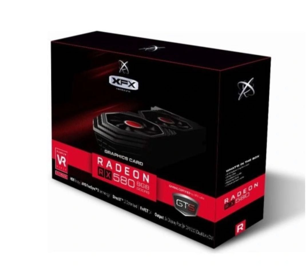 karty graficzne XFX Radeon RX 580 8 GB z oryginalnymi opakowaniami