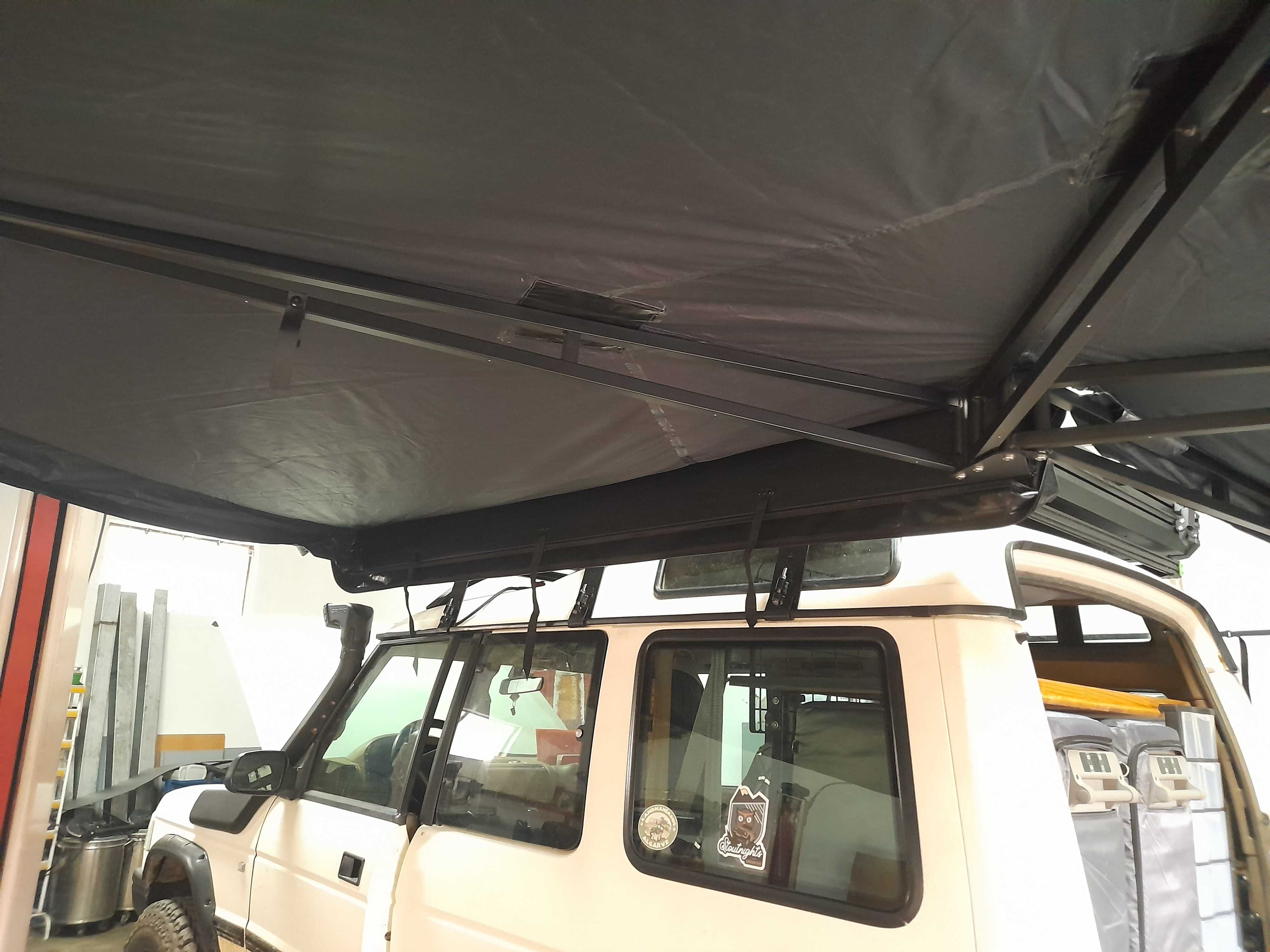 Toldo 270° para jipe não precisa pés