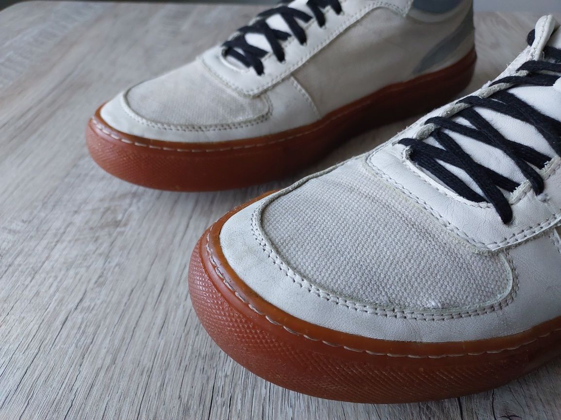 Кросівки Stone Island White Canvas Sneakers