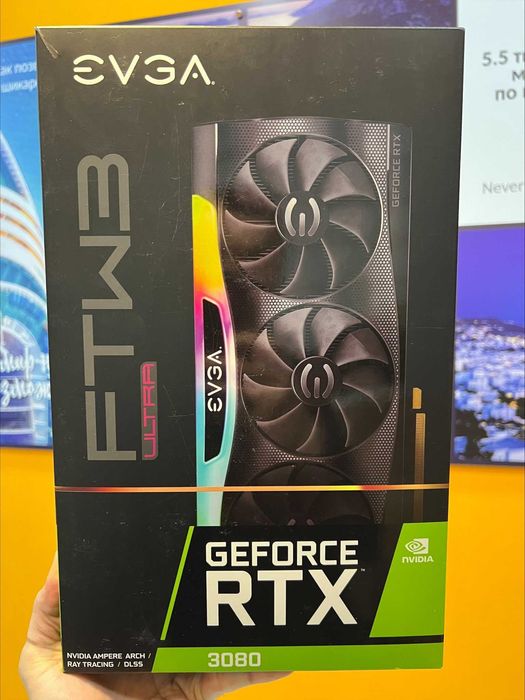 (399$) Видеокарта элитнейшая RTX 3080 EVGA FTW3 10Gb (+гарантия)