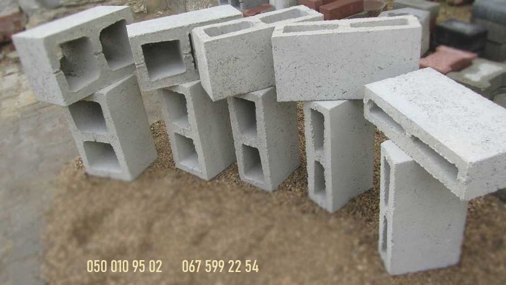 Блоки бетонні стінові