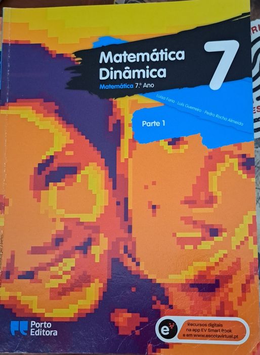 Manual escolar Matemática Dinâmica 7° ano vol I e II