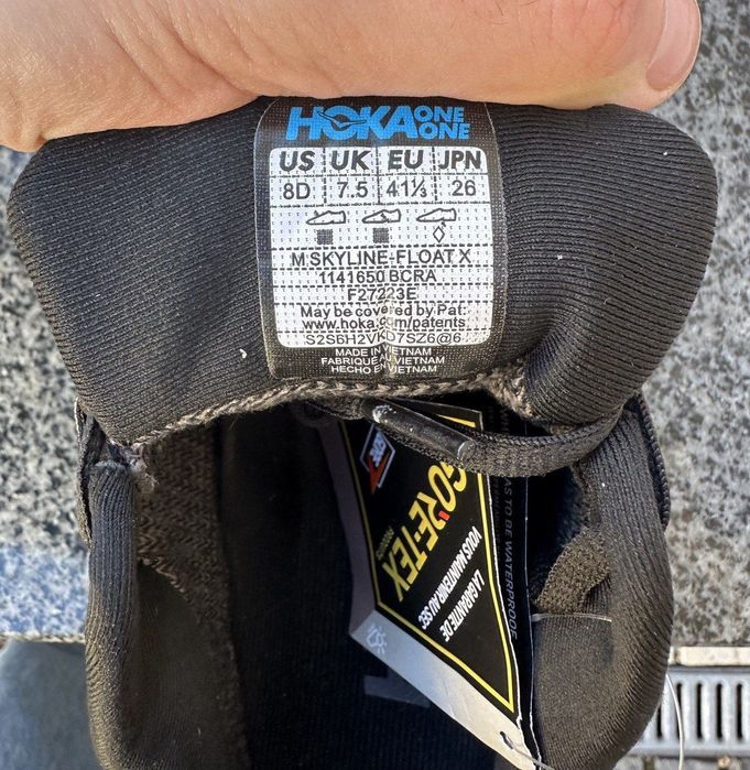 Чоловічі термо кросівки Hoka Skyline-Float Gore-Tex гортекс
