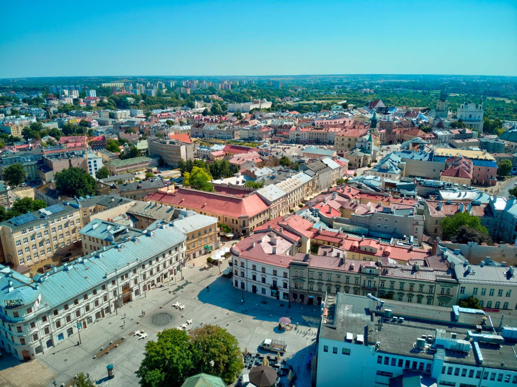 Zdjęcia z drona Lublin - usługi dronem - filmy z drona
