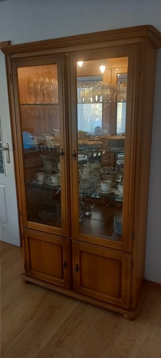 Witryna drewniana styl holenderski