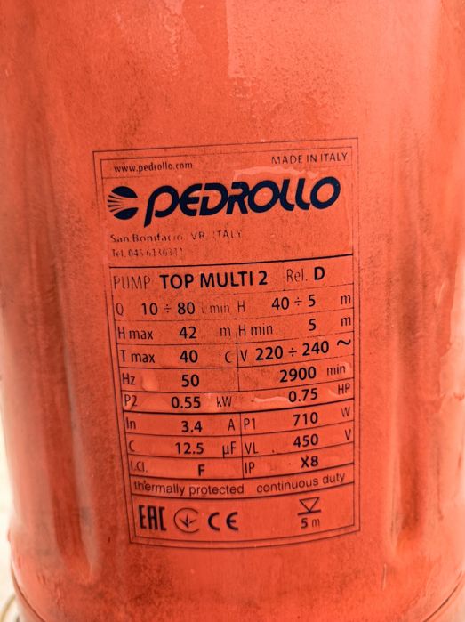 Bomba submersível PEDROLLO