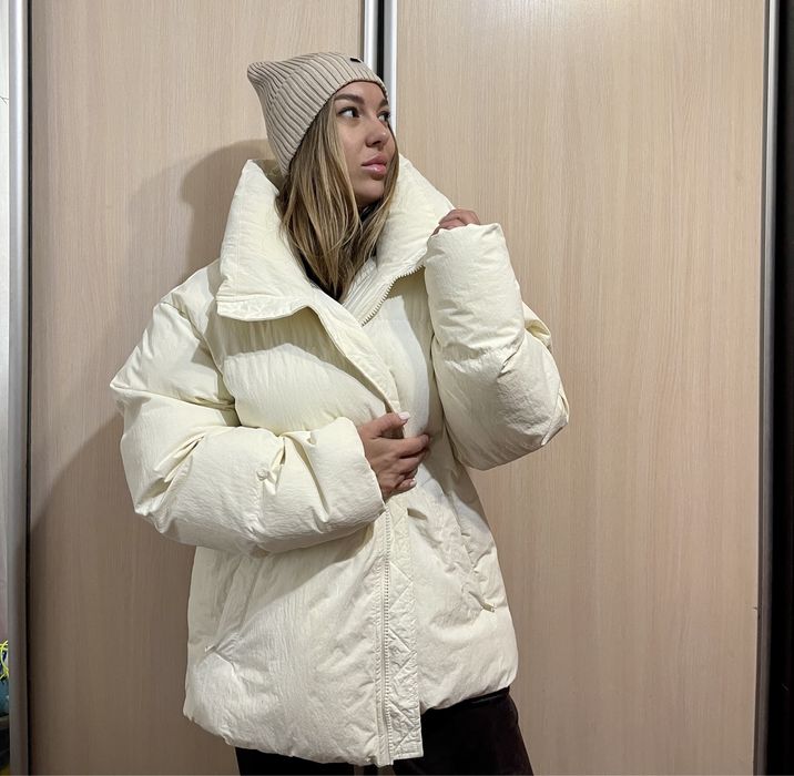 Zara пуфер L-XL оверсайз