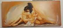 Pintura a óleo impecável de autor