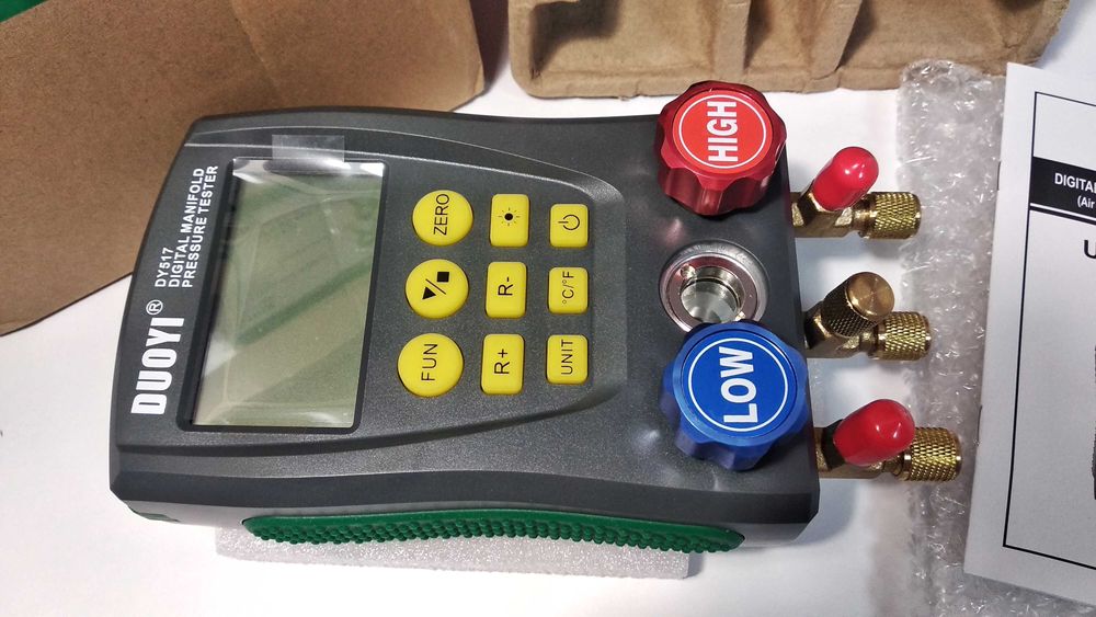 Манометри DUOYI DY517 Plus Манометричний колектор - щупи - кондиціонер