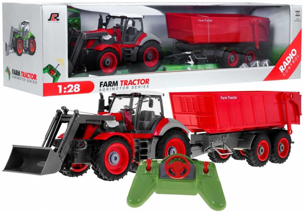 Traktor R/C 2 4GHz pojazd rolniczy 6+ZRC.QY8301BR