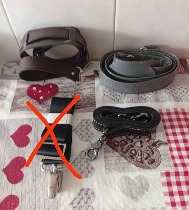 Alças malas de senhora novas 3€ unidade