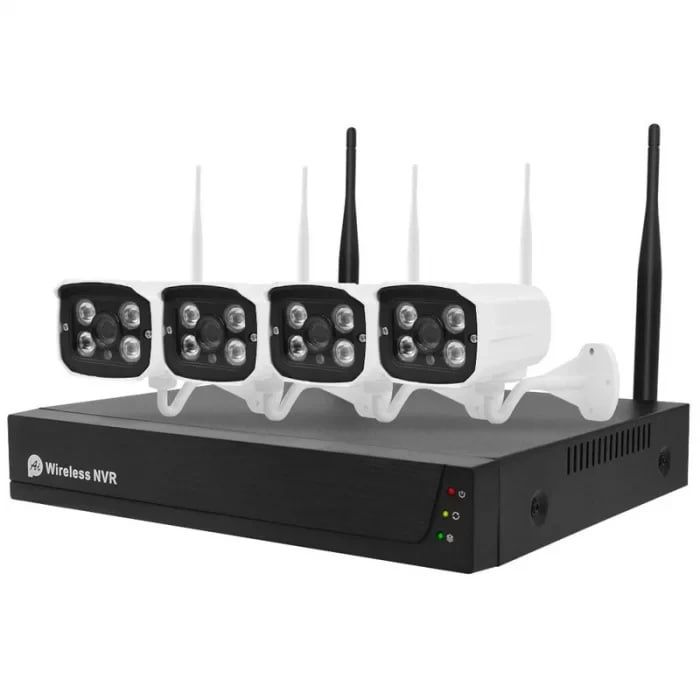 Комплект видеонаблюдения на 4 камеры NVR KIT 601 WiFi 4CH с регистрато