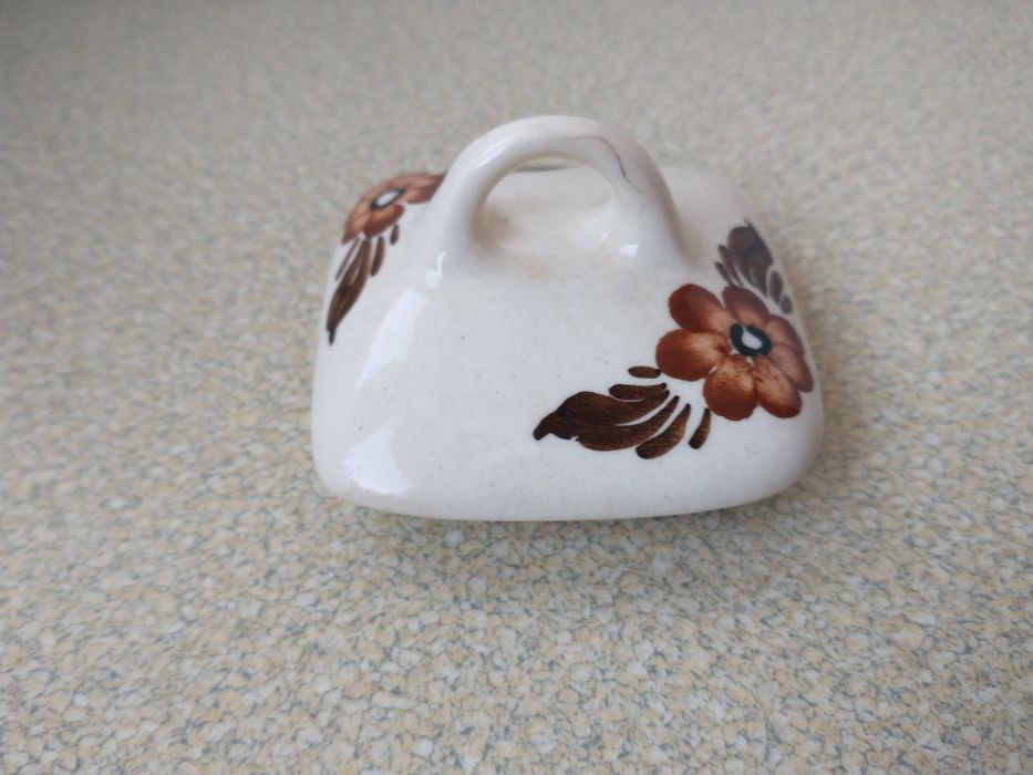 Pokrywka do fajansowego, ceramicznego pojemnika Włocławek