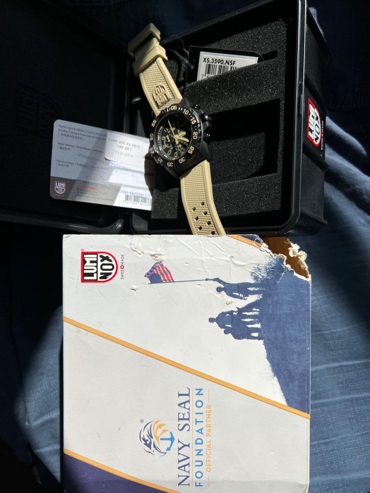 Luminox Navy SEAL Foundation 3590, Special Edition, Full Set, Swiss