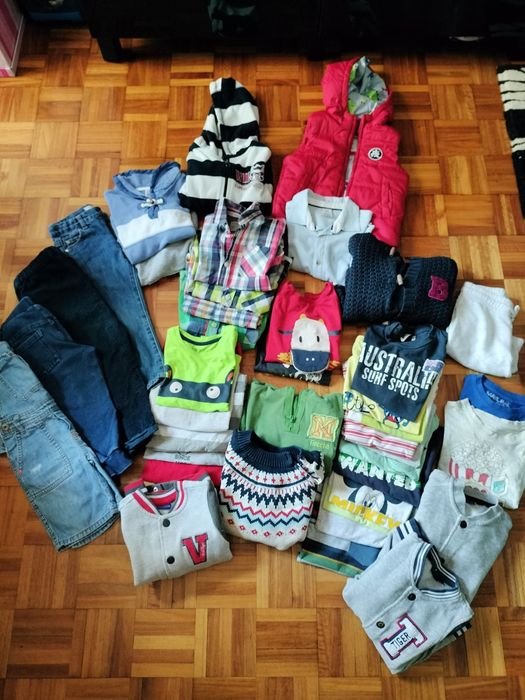 Lote de roupa bebê menino