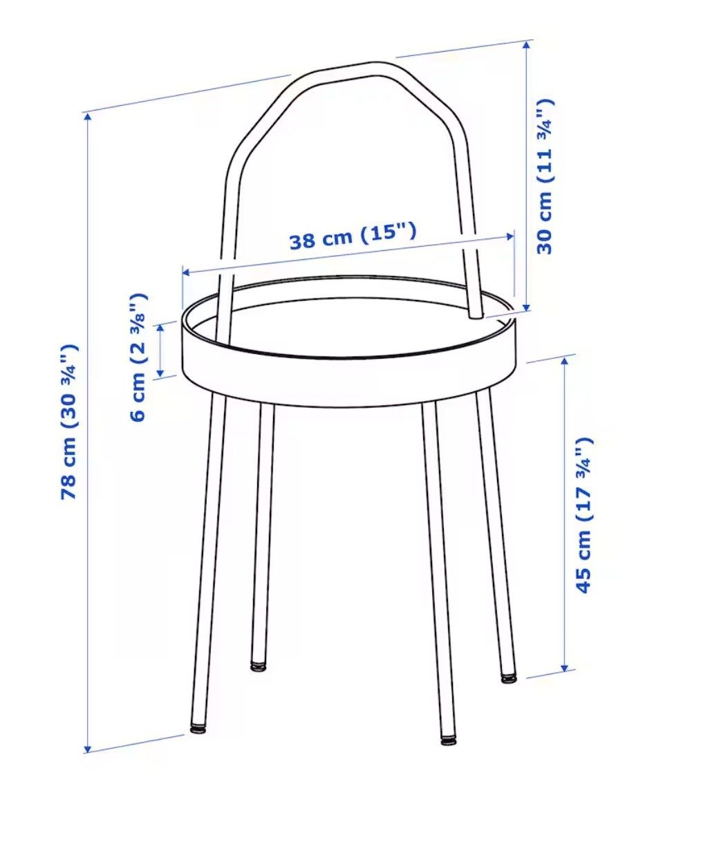 Mesa de apoio BURVIK