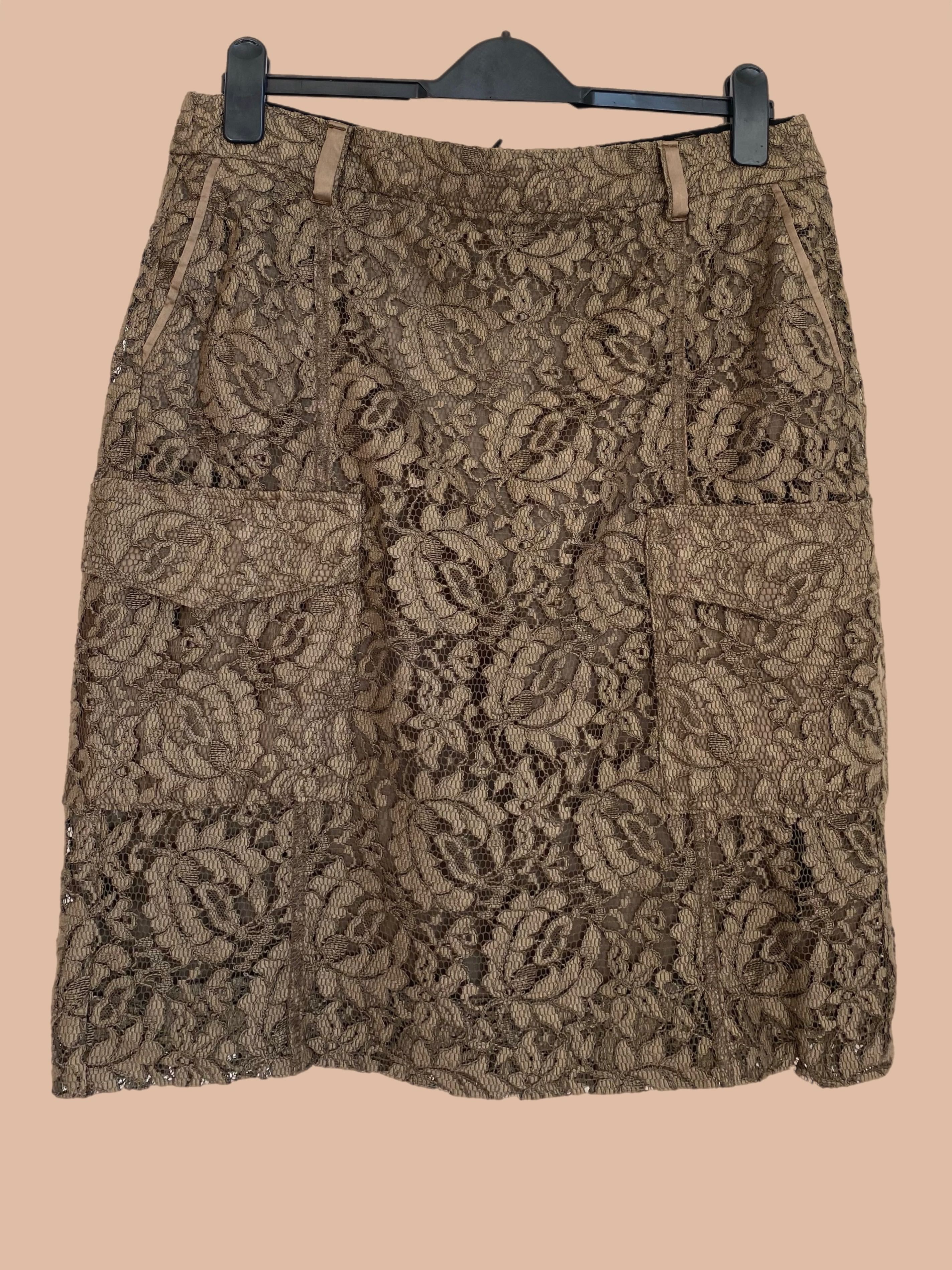 MARC CAIN кружевная люксовая юбка
