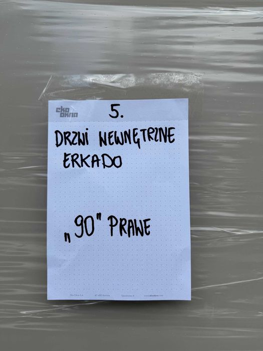 Drzwi wewnętrzne ERKADO nowe z klamką