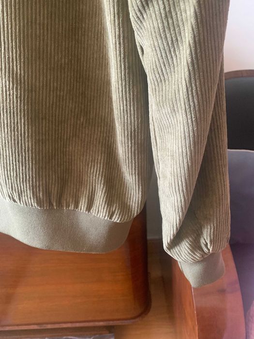 BLUSÃO de bombazine verde, XL, novo a estrear