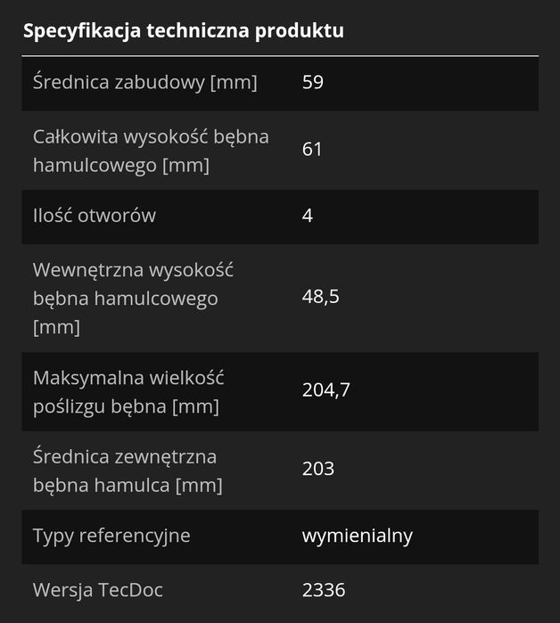 ZESTAW :Brembo 14.C014.10 Bęben hamulcowy +  Zestaw łożysk koła.
