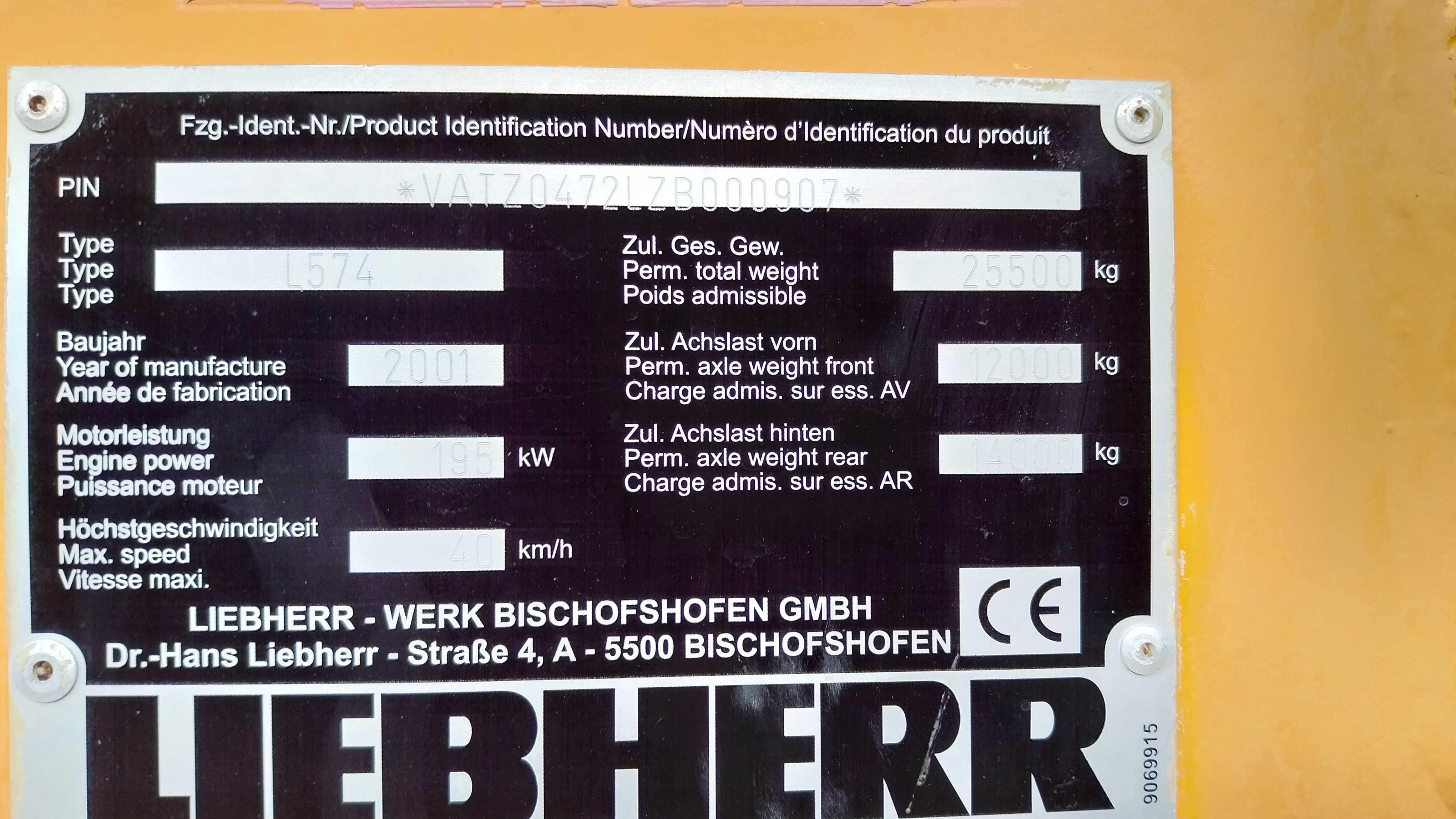 Liebherr L 574 Ładowarka