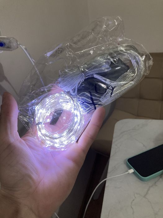 Гірлянди штора Роса а світящі шаріки