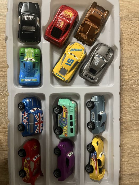 Ігровий набір машин ПВХ Блискавка Маквін «Тачки»