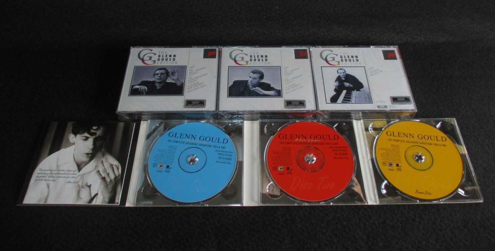 Colecção de CDs Glenn Gould Música Clássica Bach