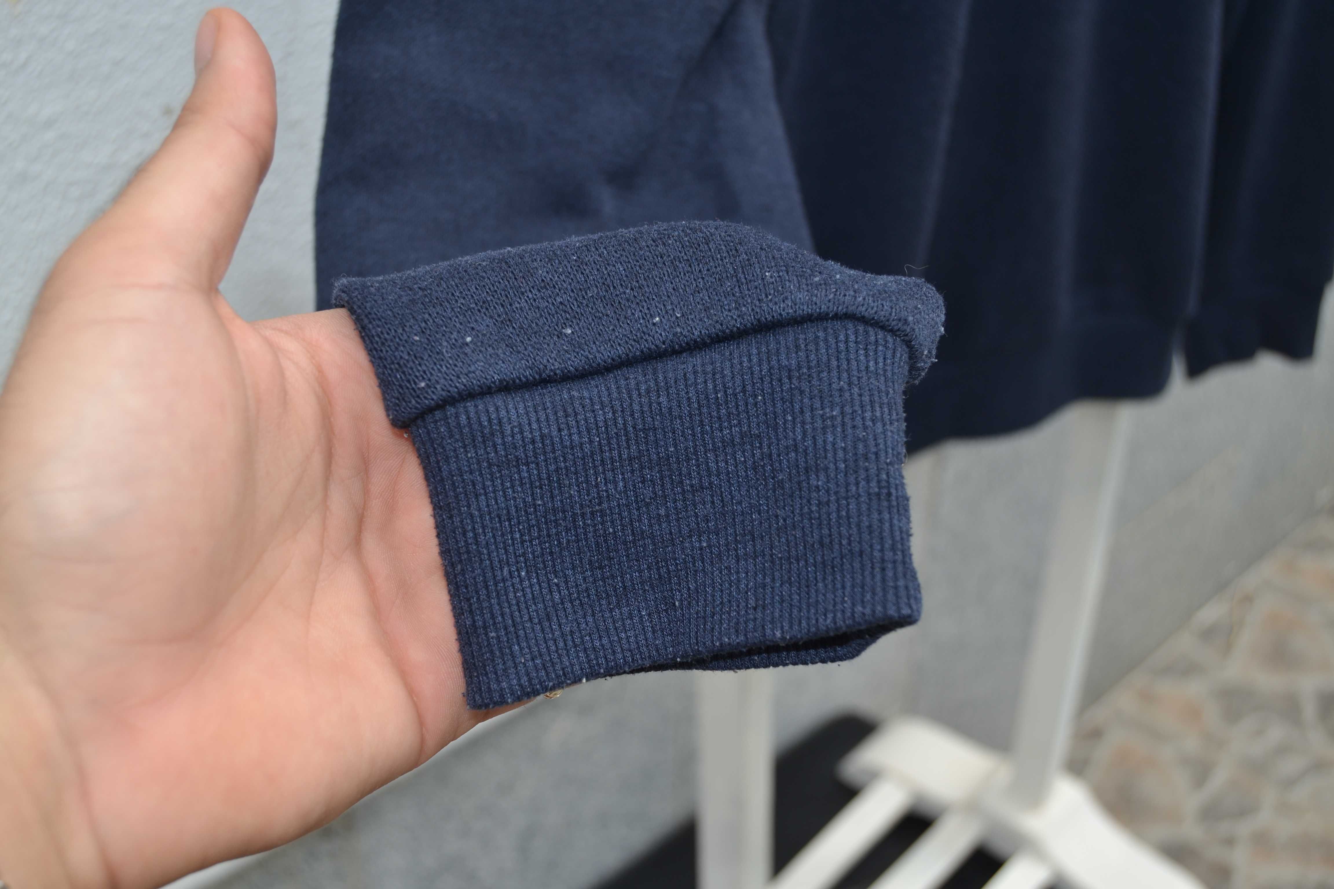 Camisola QUESHUA- decote em V Azul escuro