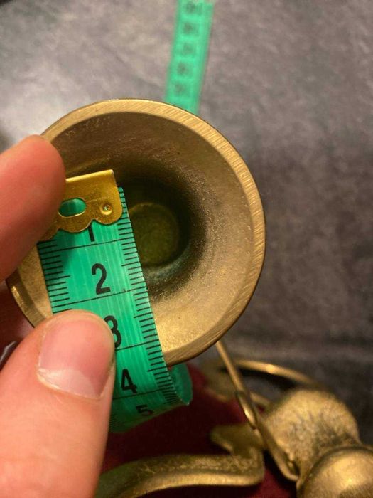 Канделябр на стену бронзовый на 2 свечи