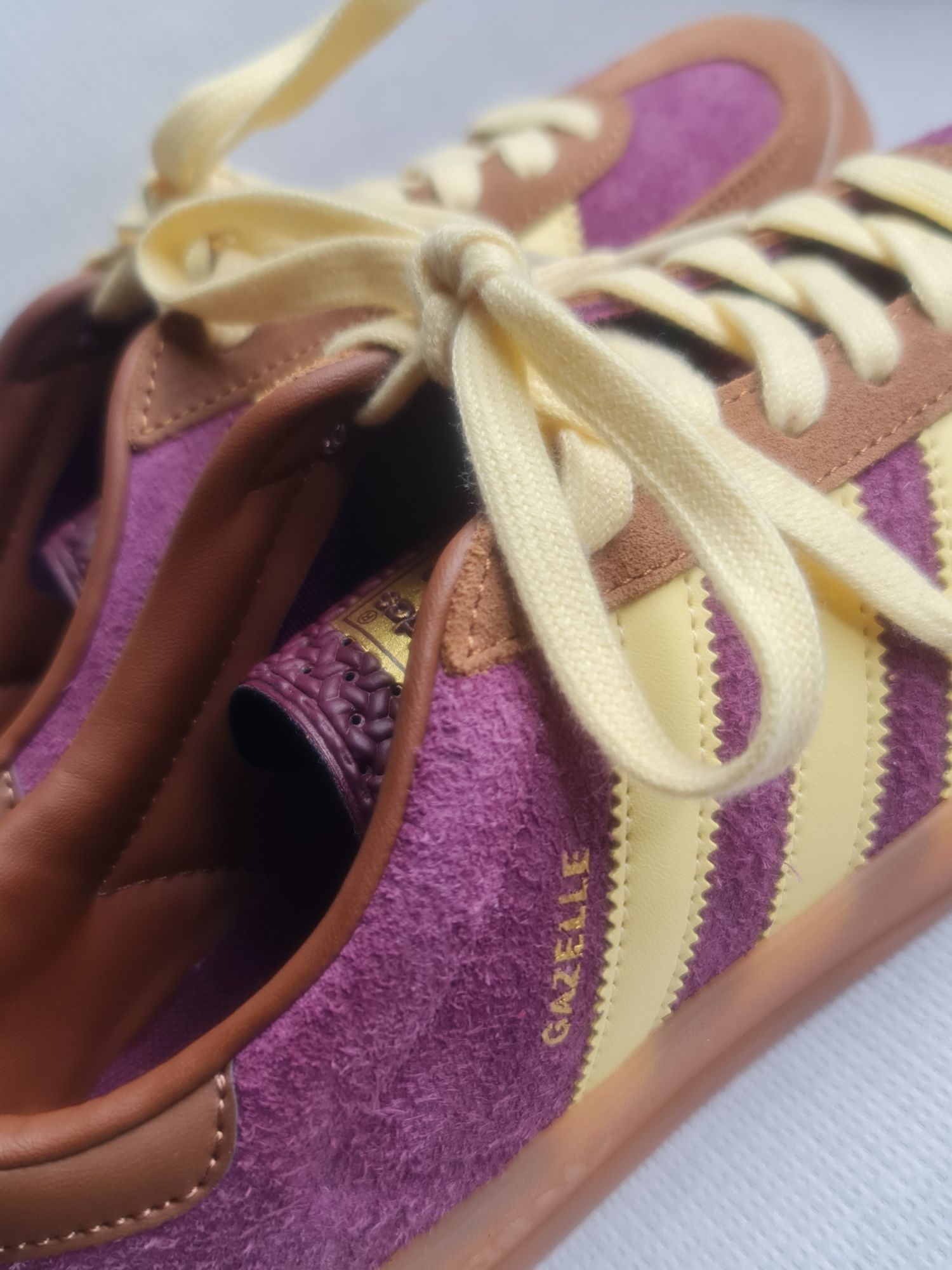 Adidas Gazelle Maroon JI0324 unisex 38 3/4 39 38 nowe fioletowe bordo