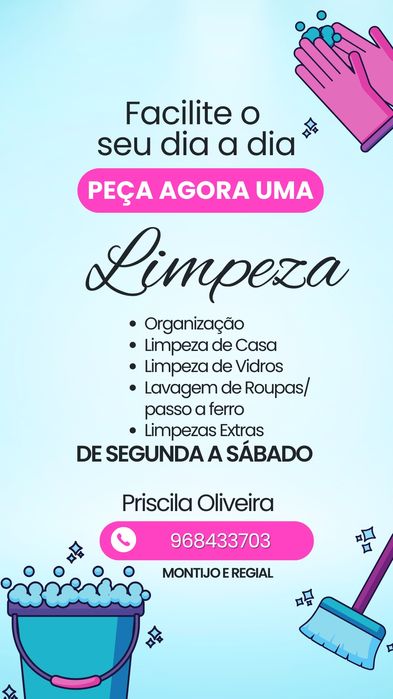 Limpezas sua casa limpa por 10 euros
