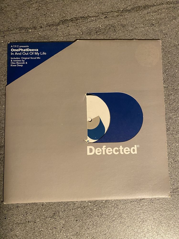 ATFC Presents OnePhatDeeva– In And Out Of My Life Defected house vinyl