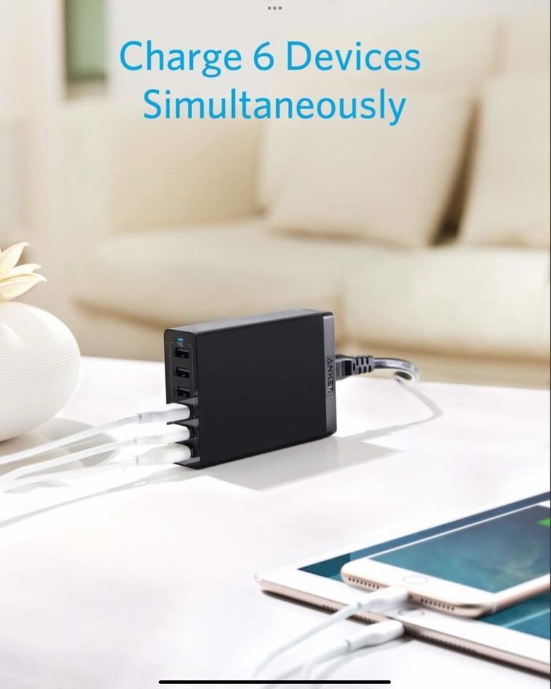 Anker Powerport 6 Modelo: A2123