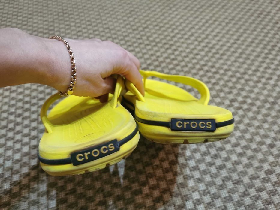 Мужские шлепанцы, шлепки, кроксы  Crocs, Fila, 43