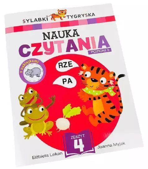 Sylabki Tygryska. Nauka czytania Poziom 3. Zeszyt 4