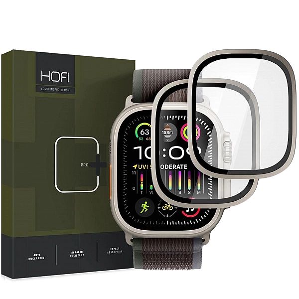 Szkło Hartowane Hofi Glass Ring 2-Pack Apple Watch Ultra 1 / 2 (49 Mm)