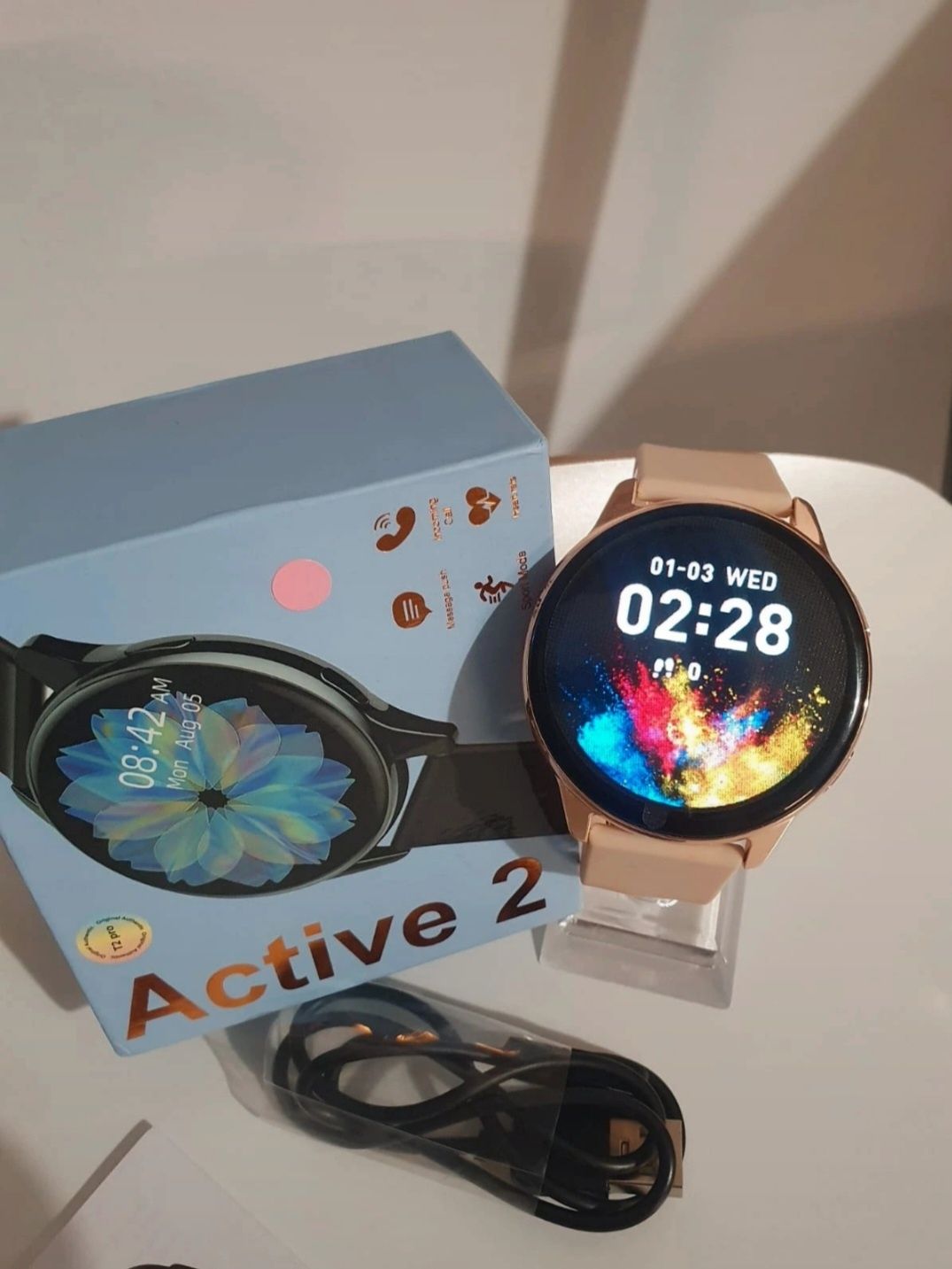 Smartwatch okrągły active dwa nowy