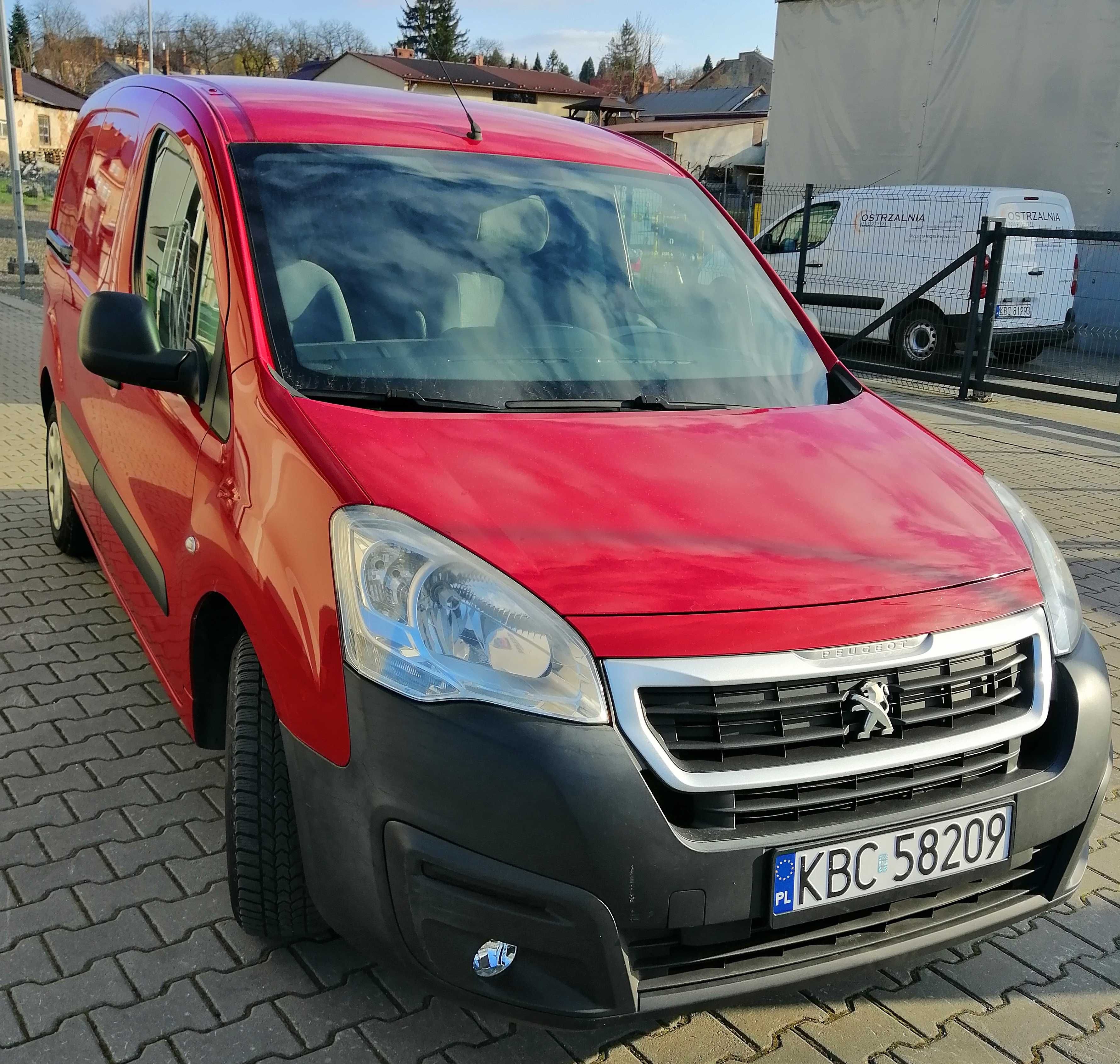 Peugeot Partner 1,6 HDI 90KM 2015r pierwszy właściciel