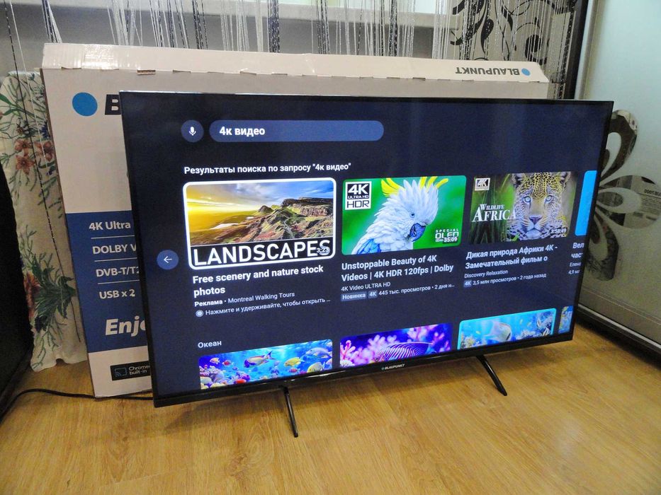 4К смарт телевизор Blaupunkt 43 wi-fi