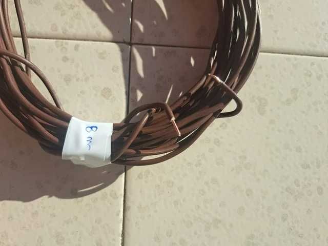 Cabo unifilar castanho 0,75 mm² - 8m
