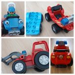 Lego Duplo zestaw policja straż koparka