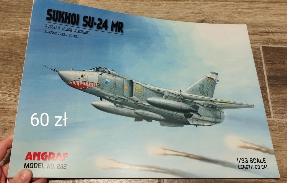 Model kartonowy Sukhoi SU-24 MR