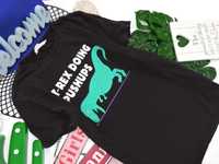 H&M - t-shirt print dinozaur r 158/164