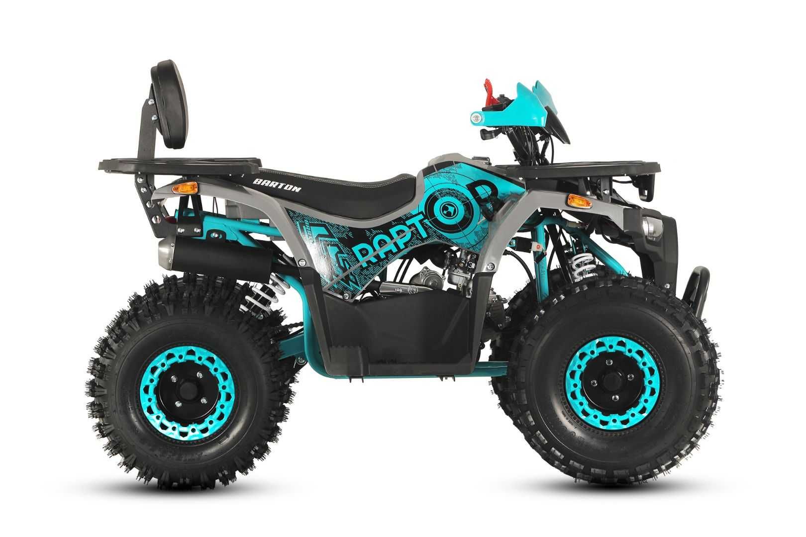 Quad Atv 110 125 Barton Raptor 3 b+R - jakość mocna rama hak ledy