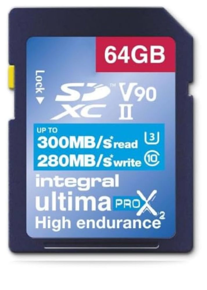 6 Cartões SD XC II V90 Class 10